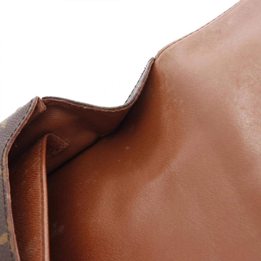 Louis Vuitton Cartouchiere Shoulder Bag Canvas Leather Monogram Brown - Picture 9 of 11